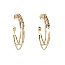 Load image into Gallery viewer, Sparkle Hoops - Gold Hill Luxe
