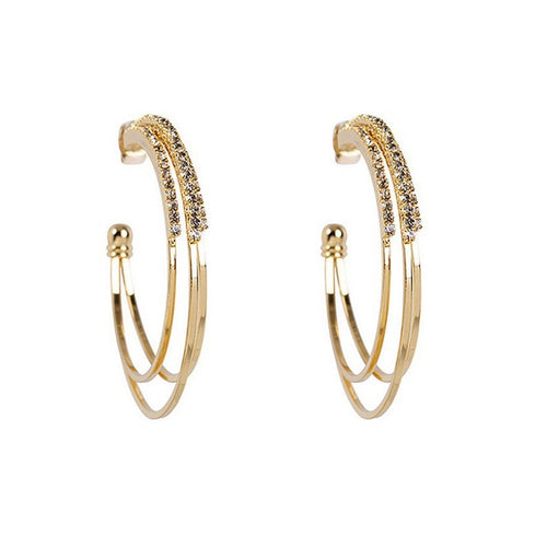 Sparkle Hoops - Gold Hill Luxe